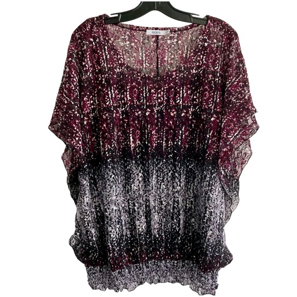 Ricki’s | Lace Butterfly Sleeve Blouse - Picture 1 of 14